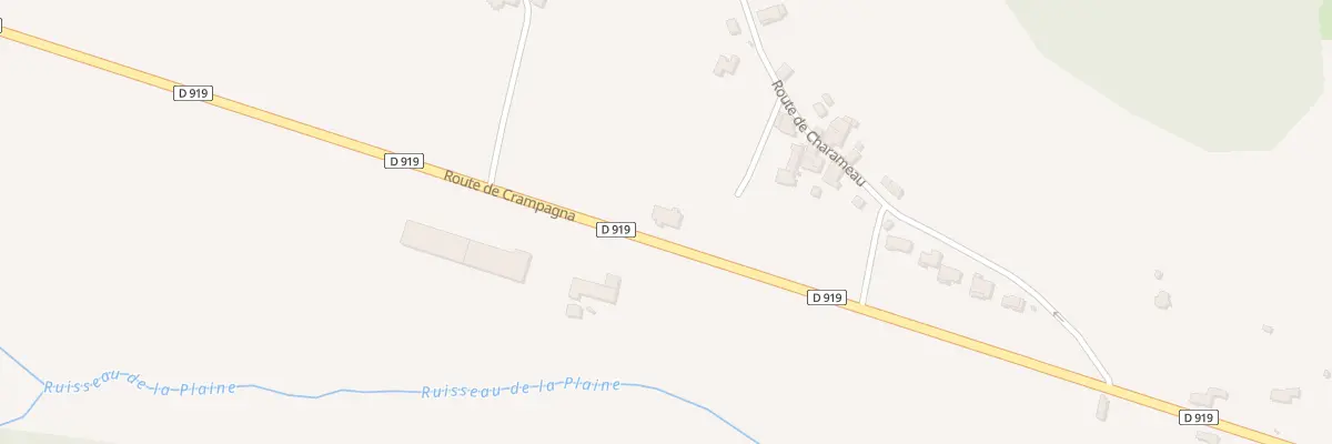 Plan du 64 Goute et Jordy à Loubens