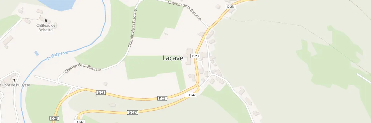 Plan du 61 Rte Armand Viré à Lacave