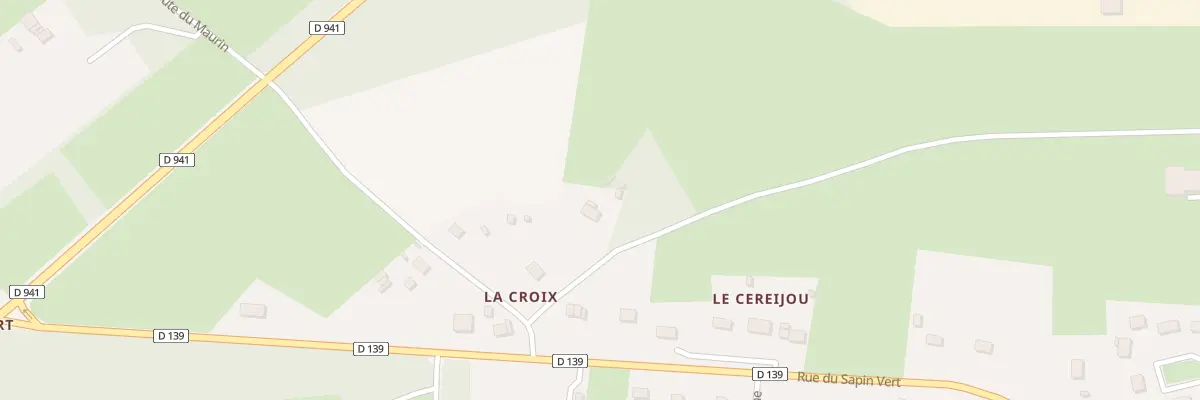 Plan du 9001 La Croix à Moissannes