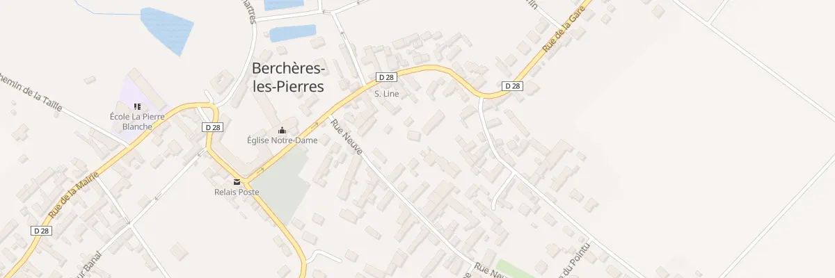 Plan du 6B Rue de l’Eglise à Berchères-les-Pierres