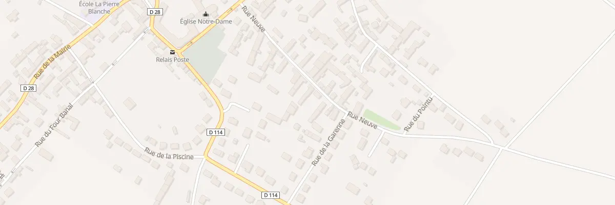 Plan du 22 Rue Neuve à Berchères-les-Pierres