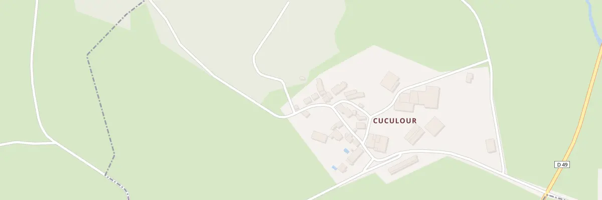Plan du 5134 Cuculour à Chamborand