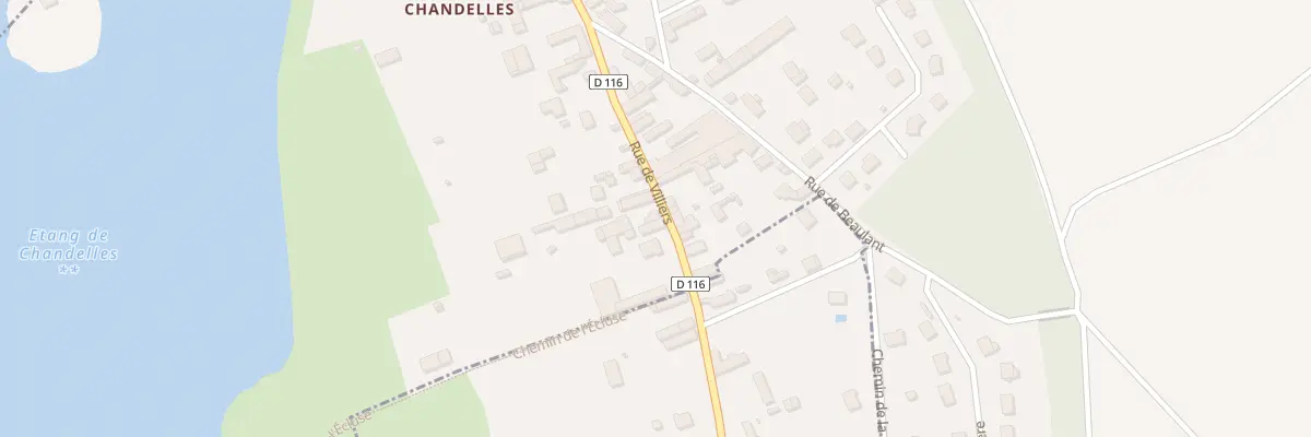 Plan du 3 Rue de Villiers Chandelles à Coulombs