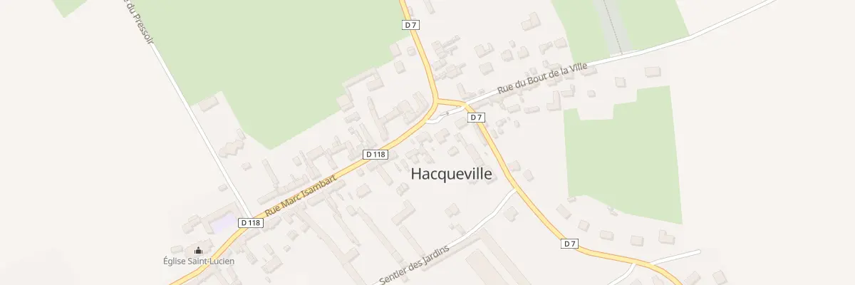 Plan du 45 Rue Marc Isambert Brunel à Hacqueville