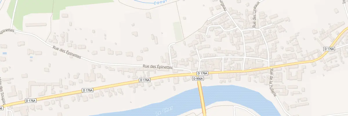 Plan du 10 Rue des Epinettes à Selles-sur-Cher