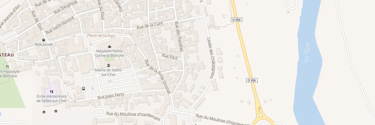 Plan du 21 Rue de Flandres à Selles-sur-Cher