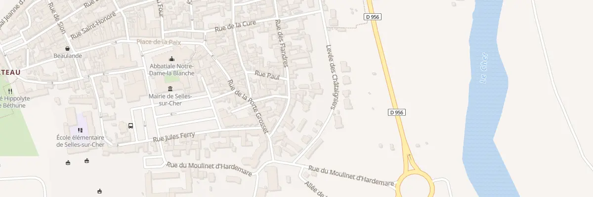 Plan du 11 Rue de Flandres à Selles-sur-Cher