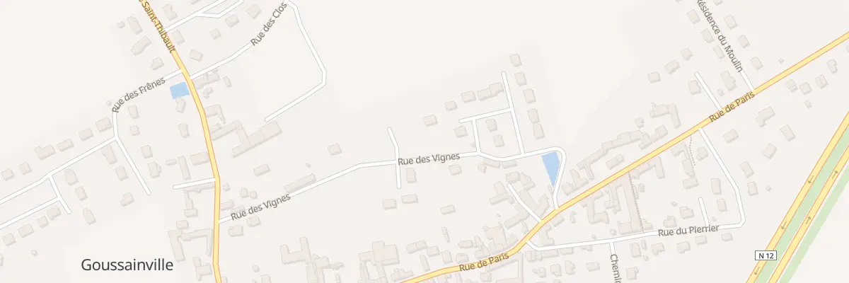 Plan du 11 Rue des Vignes à Goussainville