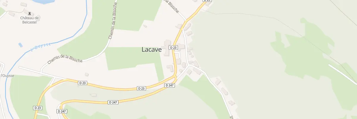 Plan du 38 Rte Armand Viré à Lacave