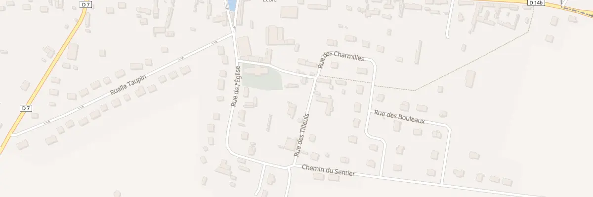 Plan du 6 Rue des Tilleuls au Thil
