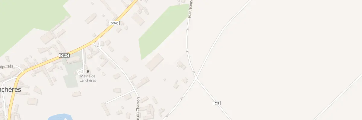 Plan du 661 Rue Jeanne d’Arc à Lanchères