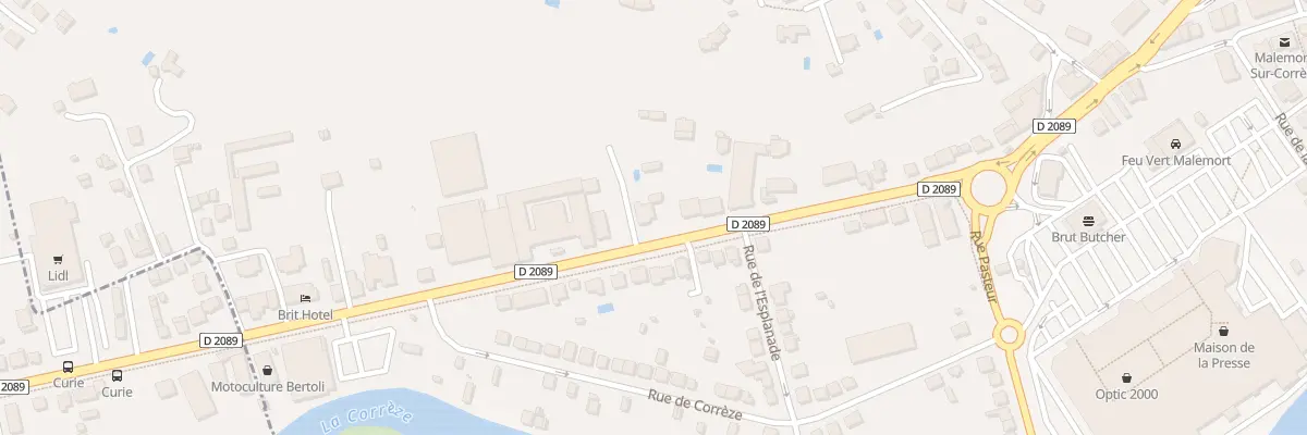 Plan du 32 Rue Marie Et Pierre Curie à Malemort