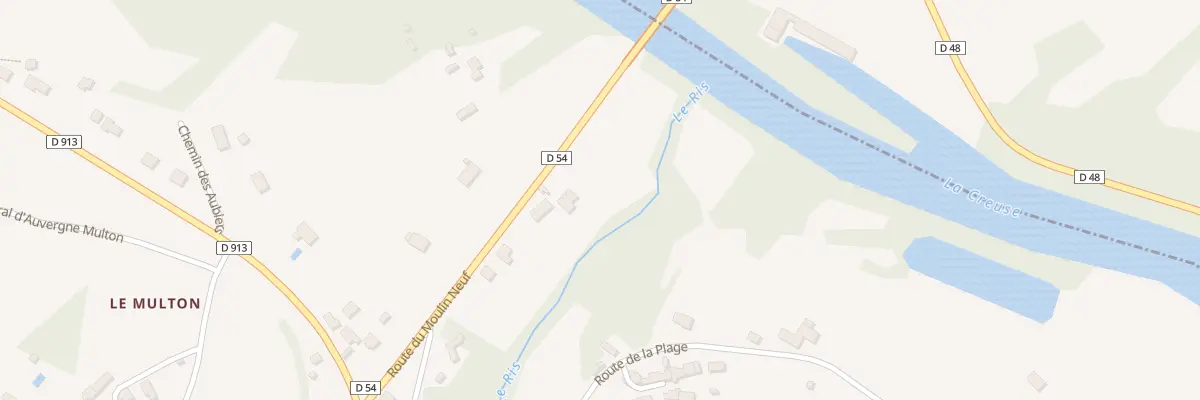 Plan du 14 Rte du Moulin-neuf à Ceaulmont