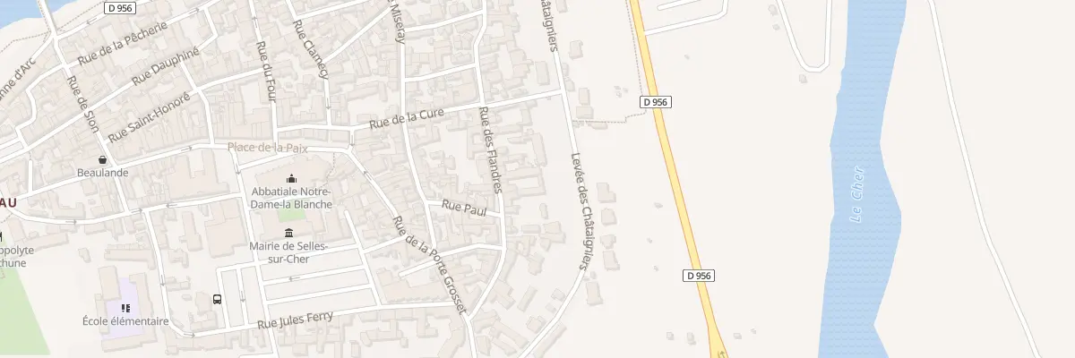 Plan du 27 Rue de Flandres à Selles-sur-Cher