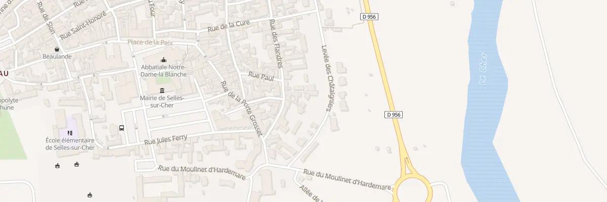 Plan du 13A Rue de Flandres à Selles-sur-Cher