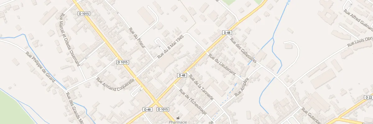 Plan du 23 Rue de Saint-Valéry à Gamaches