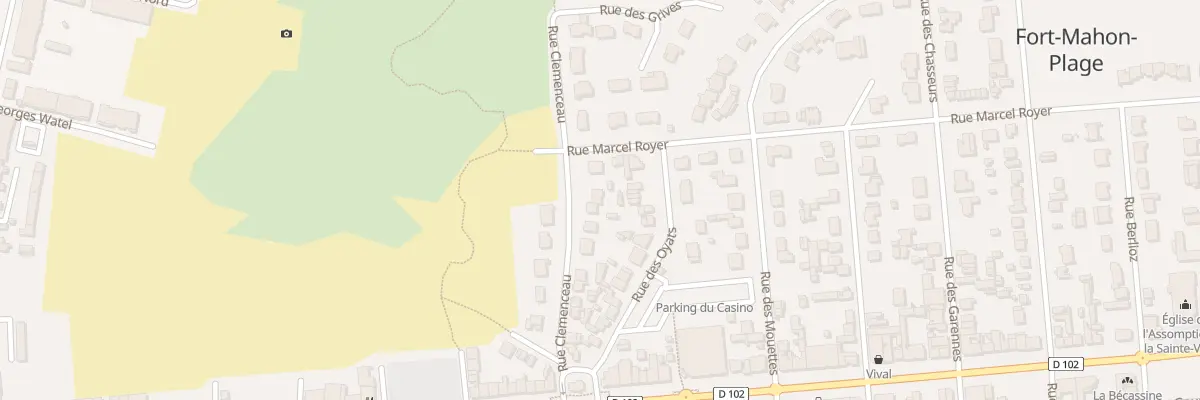 Plan du 126 Rue Clémenceau à Fort-Mahon-Plage
