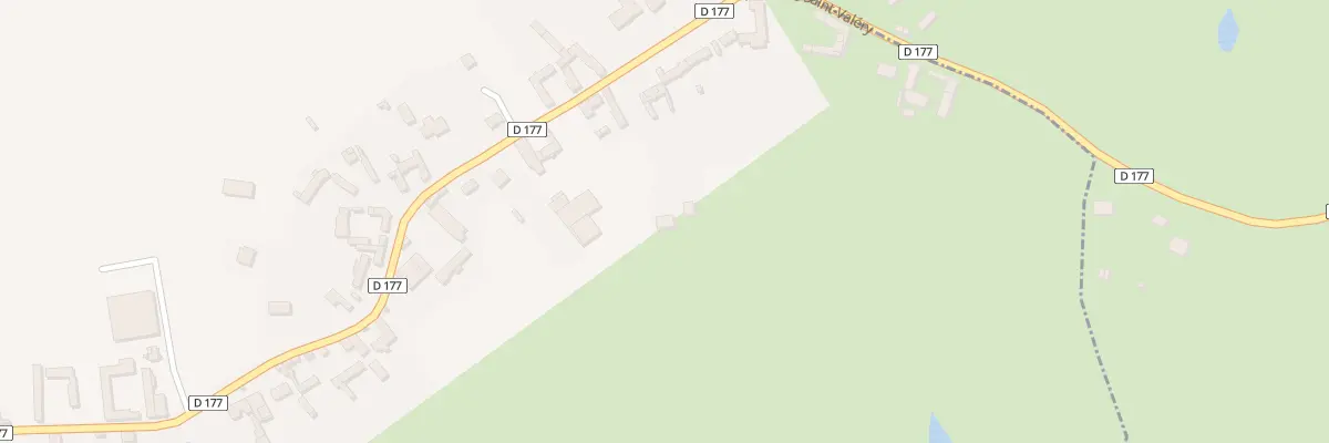 Plan du 852 Rte de Saint Valery à Lanchères