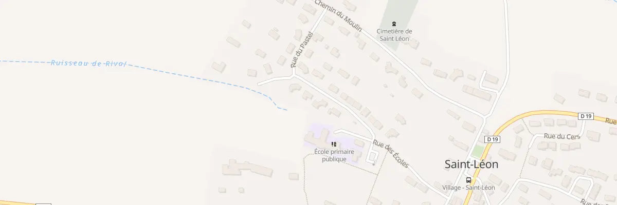Plan du 5 Rue du Pastel à Saint-Léon