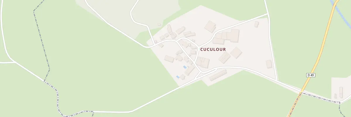 Plan du 5132 Cuculour à Chamborand