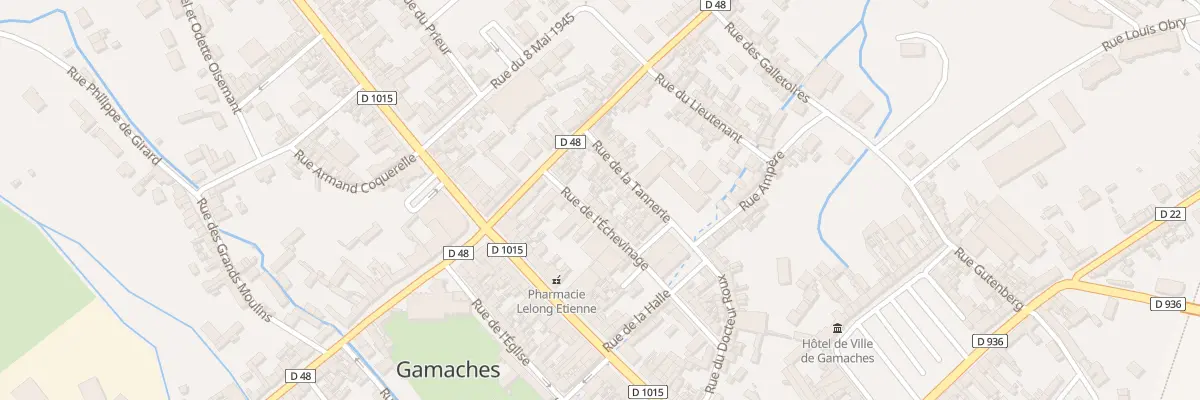Plan du 7 Rue de l’Echevinage à Gamaches