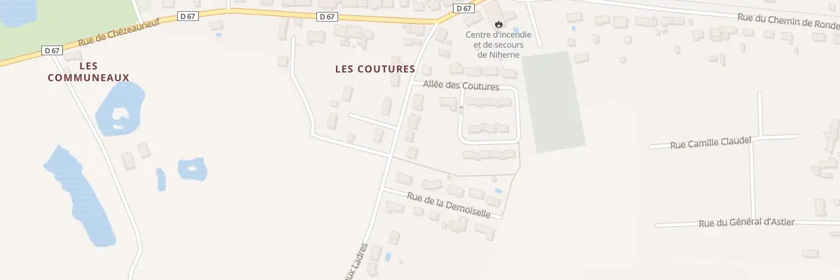Plan du 11 Rue de la Croix aux Ladres à Niherne