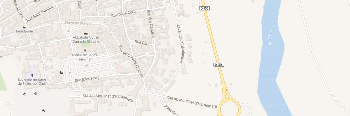 Plan du 15 Rue de Flandres à Selles-sur-Cher