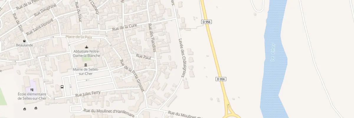 Plan du 17 Rue de Flandres à Selles-sur-Cher