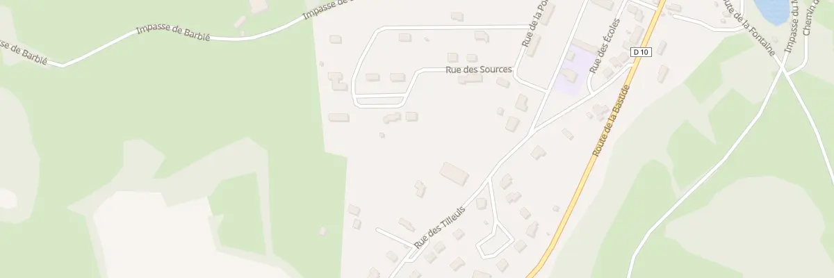 Plan du 5345F Pouzal à Montfaucon