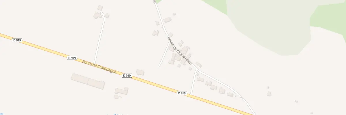 Plan du 68 Charameau à Loubens