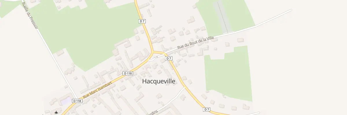 Plan du 1 Rte de Douxmesnil à Hacqueville