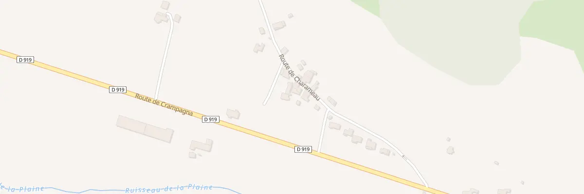 Plan du 124 Charameau à Loubens