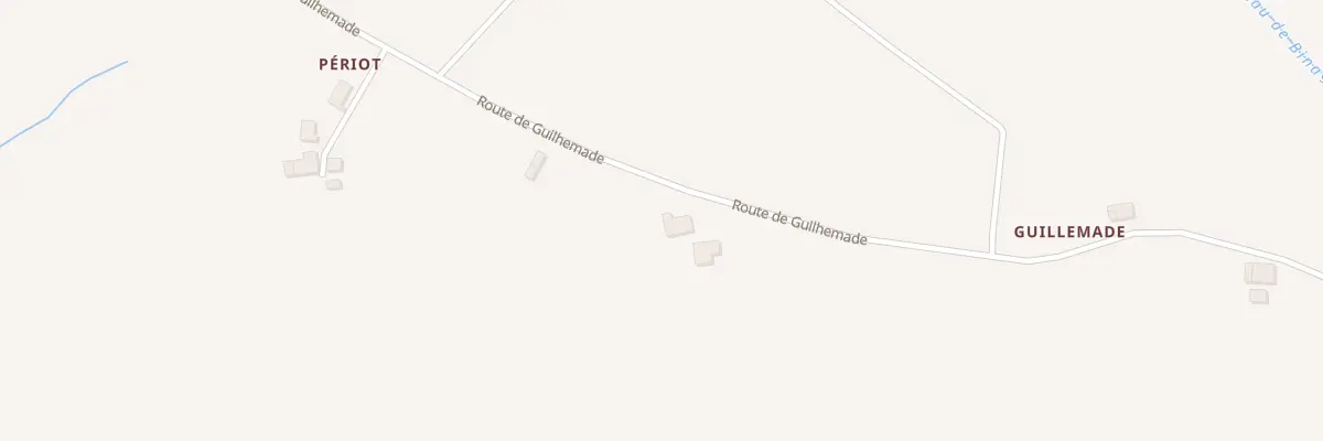 Plan du 2476 Rte de Guilhemade à Verlhac-Tescou