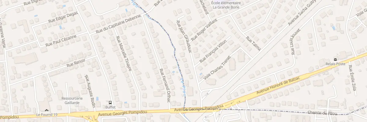 Plan du 9 Rue Jean Giraudoux à Malemort