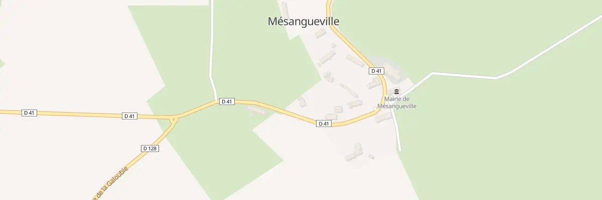 Plan du 201 Rue du Bourg à Mésangueville