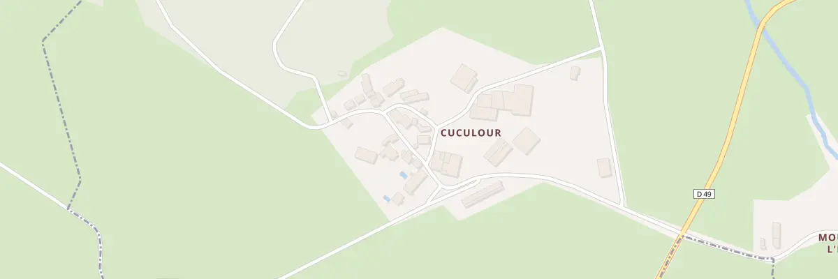 Plan du 5129 Cuculour à Chamborand