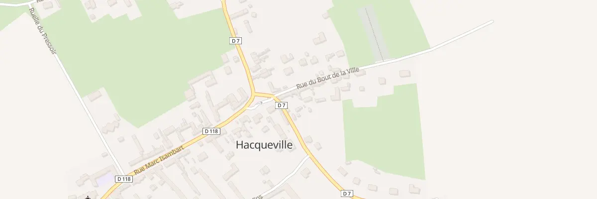 Plan du 1 Rue du Bout de la Ville à Hacqueville