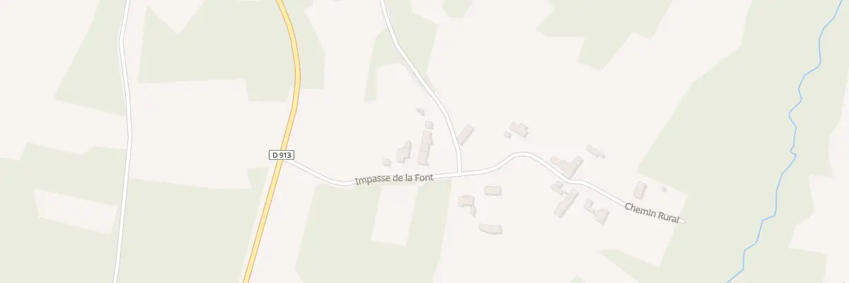 Plan du 5 Imp de la Font à Ceaulmont