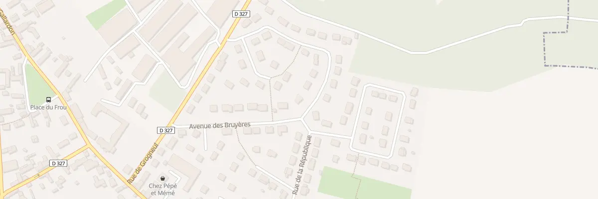 Plan du 7 Av des Bruyeres à Chartainvilliers