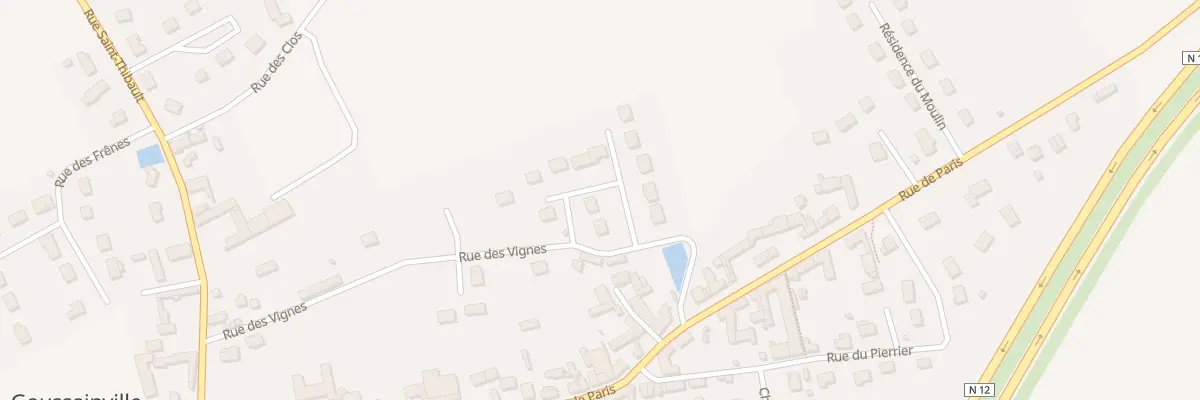 Plan du 4 Rue de la Treille à Goussainville