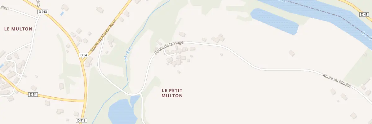 Plan du 7 Rte de la Plage à Ceaulmont