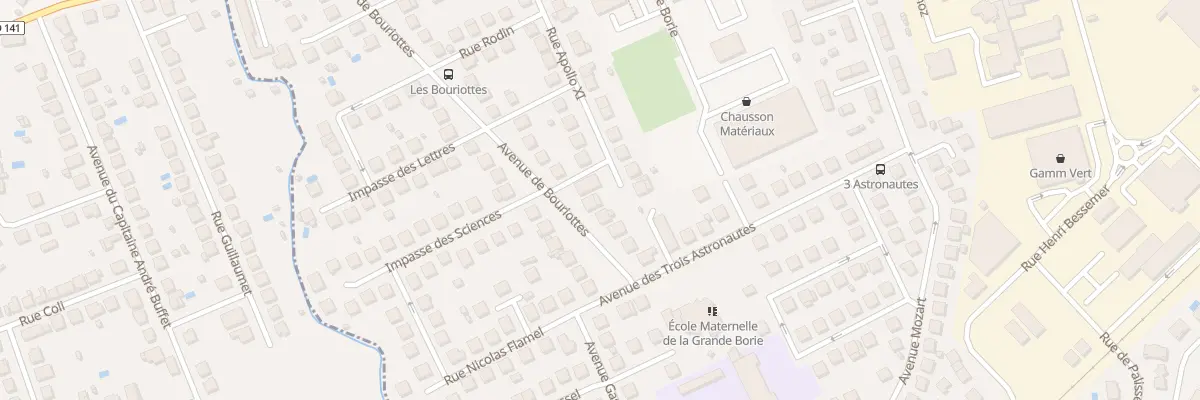 Plan du 29 Av Des Bouriottes à Malemort
