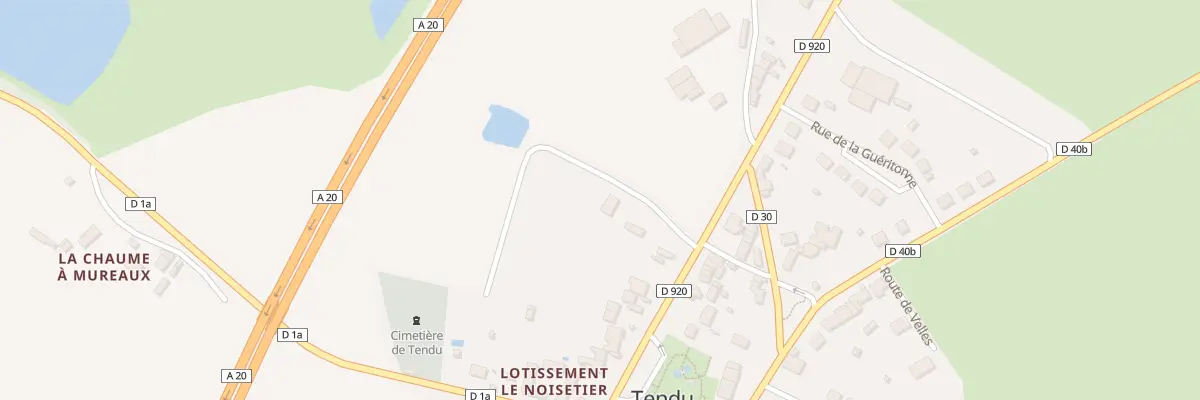 Plan du 23 Rte de Paris à Tendu