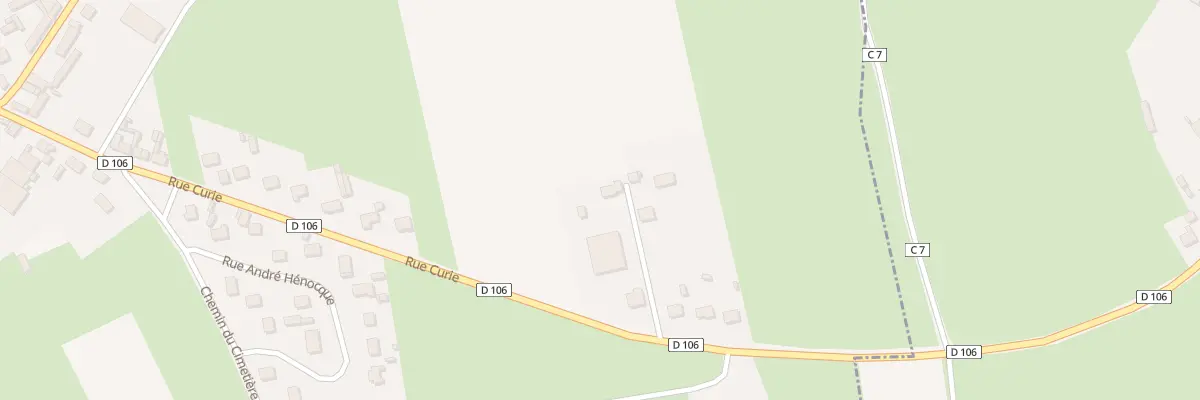 Plan du 21B Rue Curie à Vaudricourt