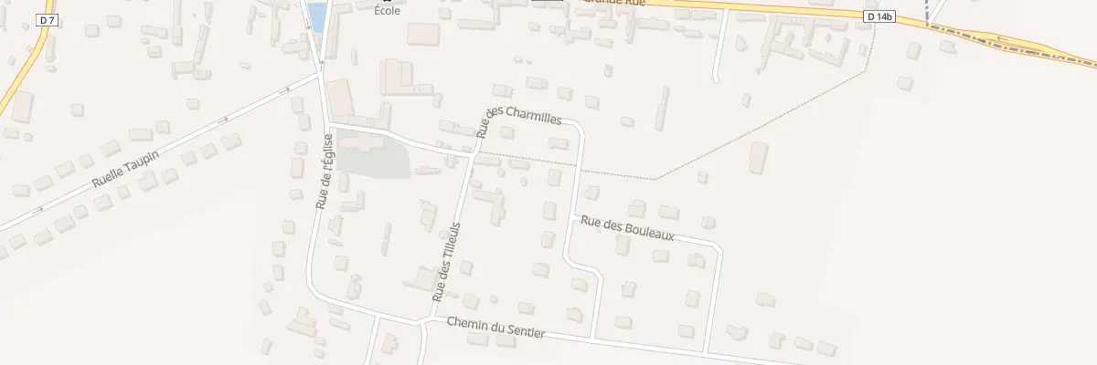 Plan du 11 Rue des Charmilles au Thil
