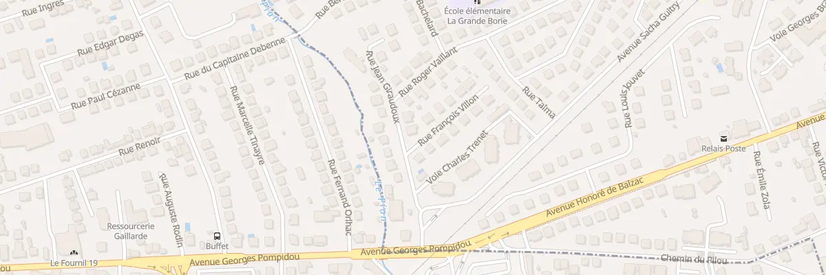Plan du 6 Rue Jean Giraudoux à Malemort