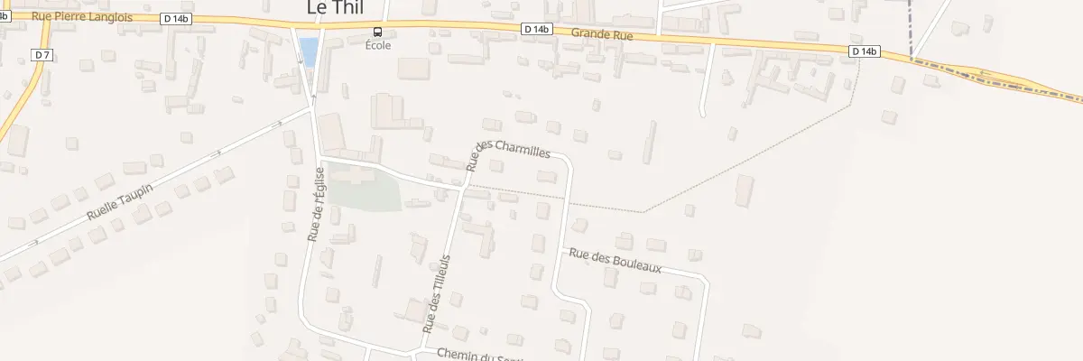Plan du 13 Rue des Charmilles au Thil