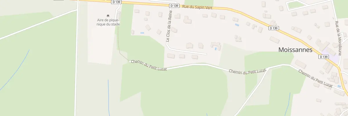 Plan du 2 La Fourne à Moissannes