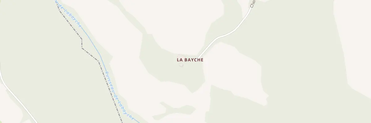 Plan du 40 Labaiche à Bézac