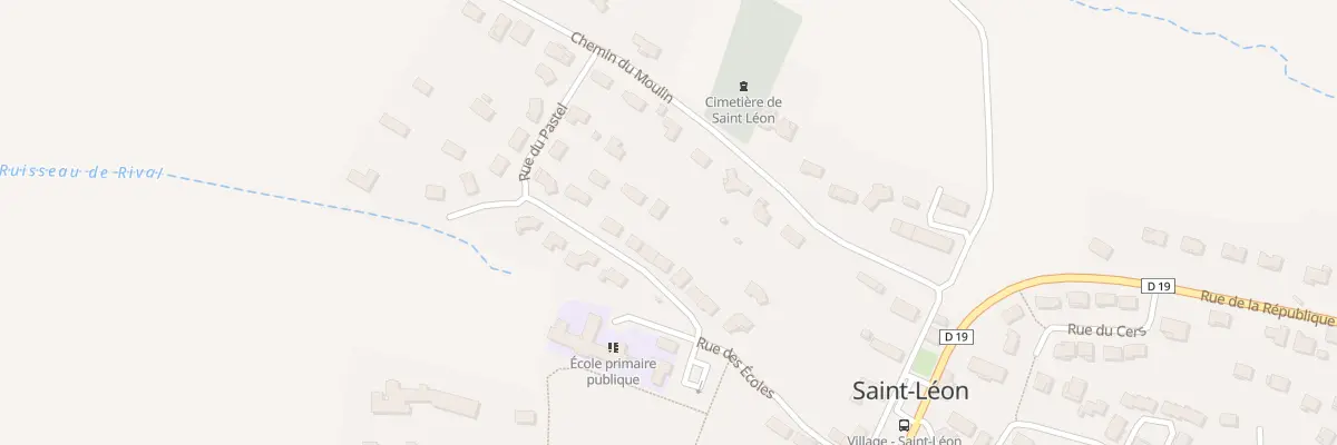 Plan du 9B Che du Moulin à Saint-Léon